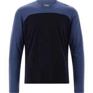 CMP Kildar T-Shirt Merinolongsleeve Herrer størrelse 58 farve sort/blå