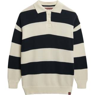 Superdry Superdry Slouchy Striped Rugby Strikketrøje - 36