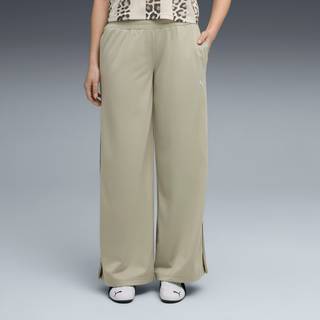 PUMA WARDROBE Essentials Low Rise Popper Pants Women, Clothing, Lux Army, XXS