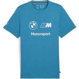 PUMA BMW M Motorsport Essentials Logo Tee Men, Clothing, Tropical Blue, XXL