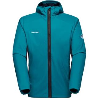 Mammut Rime Air Insulation Hybrid Hooded Jacket Syntetisk jakke Herrer størrelse XL farve turkis