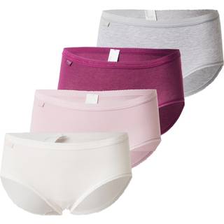 Sloggi 4-pak Basic Plus Midi Color - Pink/Grey - 38