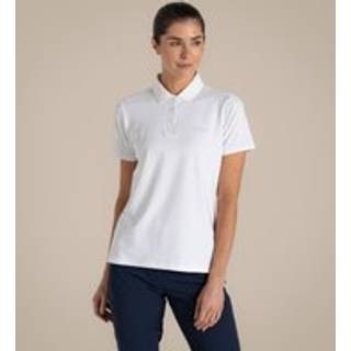 CRAGHOPPERS Polo NosiLife Thornbury, hvid