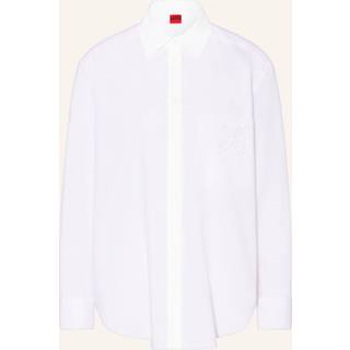 Oversize fit skjorte med broderet logo