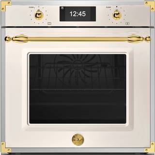 FHER6117CTAG3 Heritage dampovn med pyrolyse 80 liter, elfenbenshvid/guld