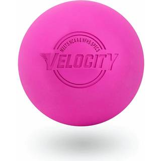 Velocity Massage Lacrosse Ball til muskelknuder Myofascial Release Yoga & Trigger Point Therapy - Fast gummi Videnskabeligt designet til holdbarh