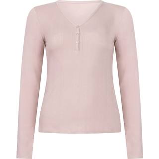 Hunkemöller Pyjamastop Henley pink - L