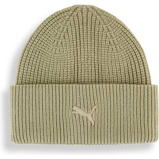 PUMA Wardrobe Essentials Chunky Mid Crown Beanie, Accessories, Lux Army, OSFA