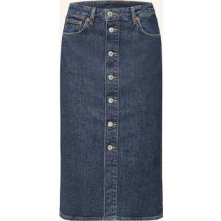 GANT Dame Knappet midi-nederdel i denim (42)
