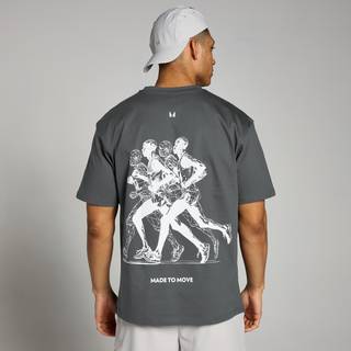MP Velocity Ultra Jogging Graphic T-Shirt – Mørkegrå - S - M - Grå