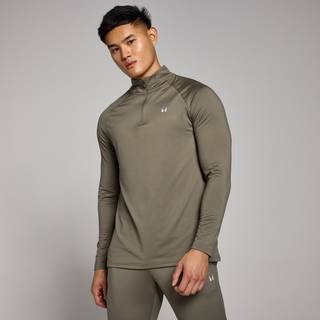 MP Training 1/4 Zip til mænd - XXL - Brun