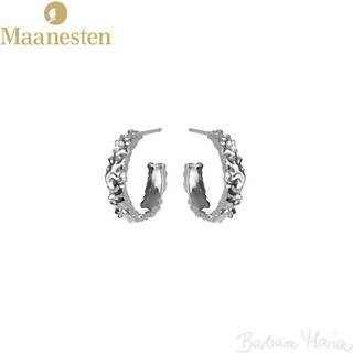 Maanesten Aio Medium øreringe i sterlingsølv - 9566c