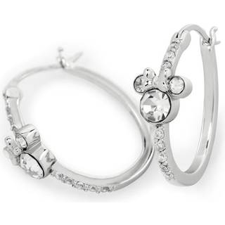 MINNIE - Silver Plated Stone Set Hoop Earrings