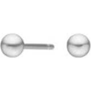 Pure Titanium Øreringe i titanium med kugler - 3 mm