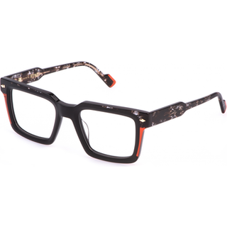 Sting VST526V 700Y 51 Briller Mænd Black - Shiny Black Pattern Orange Laminate - 51mm