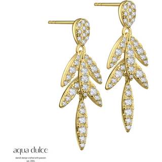 Aqua Dulce New Debbie ørestikker forgyldt sølv - 4481