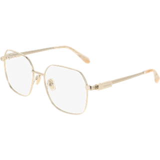 Ferragamo Kvinde SF2239 710 Optiske stel Metal Guld Firkantet Normal