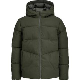 JACK & JONES JUNIOR JACK & JONES JUNIOR Green Hooded Puffer Jacket