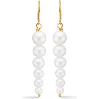 Mads Z - Ida perleøreringe i 8 kt guld med kulturperler