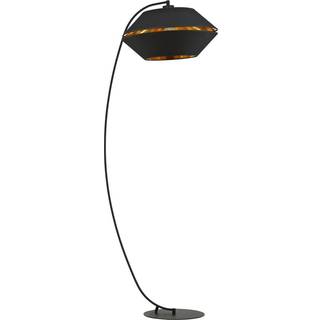 Piano Lp Sort/Guld gulvlampe - Ø42 cm, E27, 230V, uden lyskilde