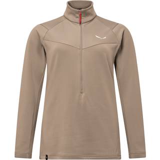 Salewa Women's Puez Cammino PL Half Zip Jacket Fleecesweatere Damer størrelse 36 farve brun