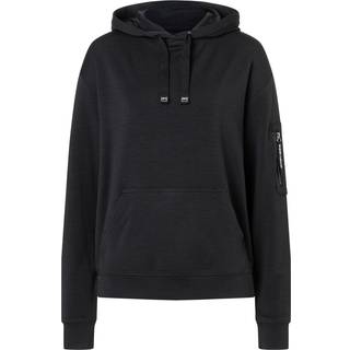 super.natural Women's Favourite Pocket Hoodie Merinohoodie Damer størrelse XS farve sort