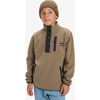 Quiksilver Kid's No Destination Half Snap Fleecesweatere Børn størrelse L - 14 Years farve beige