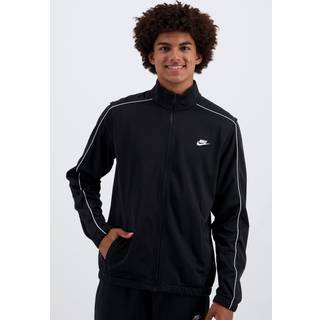 Nike Club-tracksuit i polyesterstrik til mænd - sort - M