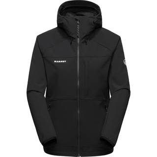 Mammut Women's Ultimate Comfort Softshell Hooded Jacket Softshelljakke Damer størrelse XXL farve sort