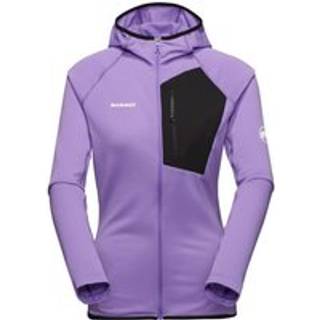 Mammut Women's Aenergy Light Midlayer Hooded Jacket Fleecejakke Damer størrelse S farve lilla