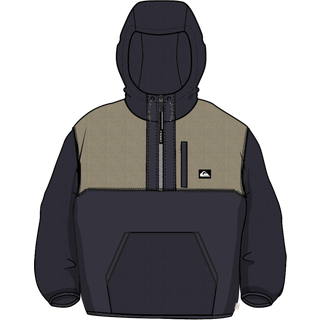 Quiksilver Ocean View Mix Up Hoodie Fleecesweatere Herrer størrelse S farve blå