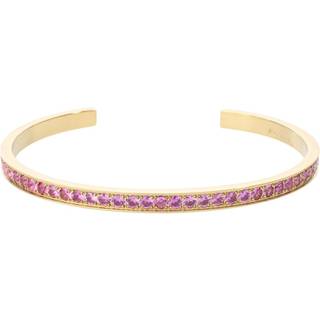 DARK Crystal Cuff Broad Pink