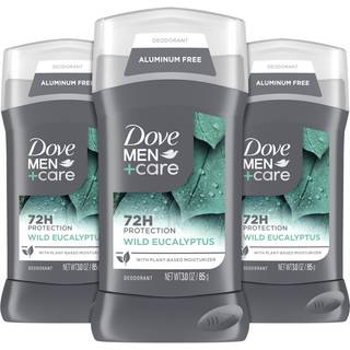 Dove Men+Care Aluminium Free 3 Pack Wild Eucalyptus Deodorant for Men 3 oz