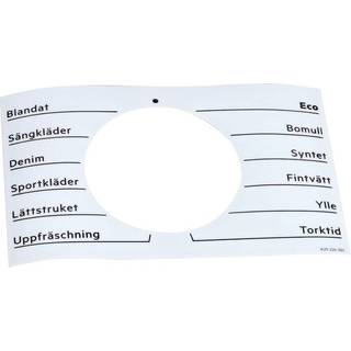 Electrolux programplade, knap, klæbestof, SV 140292263013