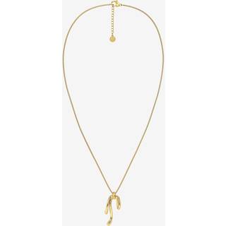 Lace Halskæde, Gold Plated, 42-45 cm