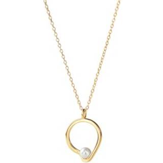 SELA PEARL NECKLACE | GOLDEN