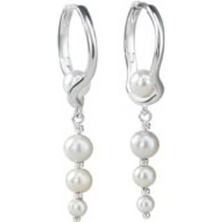 PEARL SELA HOOP LONG | SILVER