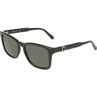 Ferragamo Mand SF2086SE 001 Solbriller Acetat Sort Grå Firkantet Normal