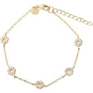 LUMI FLOWER CLEAR BRACELET | GOLDEN
