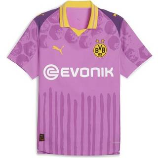 PUMA KIDSUPER x BORUSSIA DORTMUND Authentic Jersey Men, Sport, Mauve Pop/Faster Yellow, L