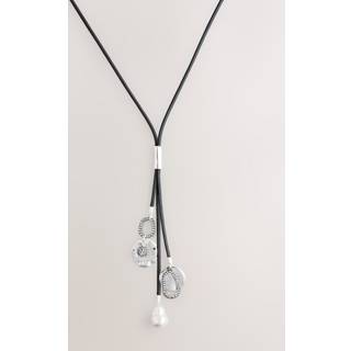 Next Lang Lariat Halskæde med Snor