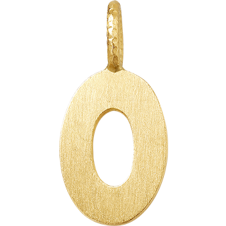 Dulong Letter vedhæng - O, lille guld