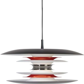 Diablo Pendel - ø50 cm - Sort/Rød - Belid