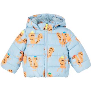 Stella McCartney Kids Baby printed puffer jacket - blue - M 24