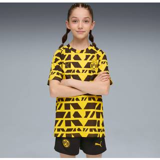 PUMA Borussia Dortmund Pre-match Jersey Youth, Clothing, Faster Yellow/Black, 9-10Y