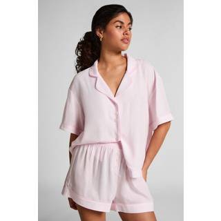 Hunkemöller Vævede pyjamasshorts pink - M