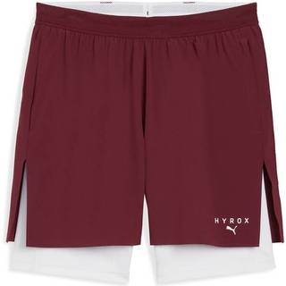 PUMA x HYROX 2in1 Training Shorts Men, Fitness, Ruby Shimmer, XL