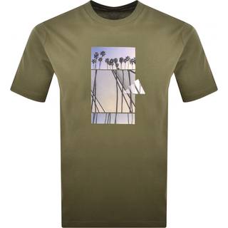 adidas Sportswear Lens Loose Fit T Shirt Green