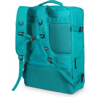 BLNBAG M6 – Bordgepäck, Freigepäck 55x40x20 cm, großer Handgepäck Rucksack , Aquagreen - Aquagrün