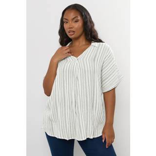 Yours Curve Yours Curve Stribet Bluse
